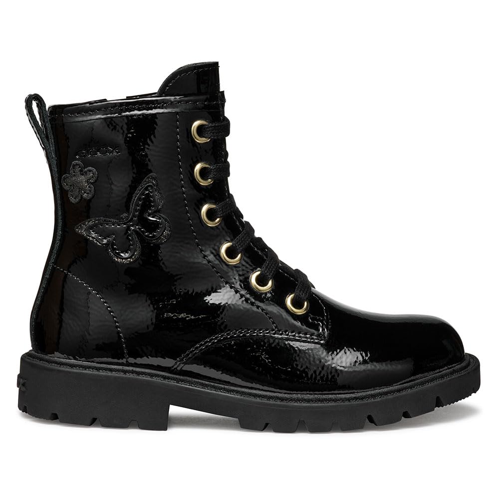 Geox J Shaylax Girl, Stivale Alla Caviglia, Nero, 35 Eu-image