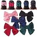 Honbay 5PCS Stylish Big Bow Satin Hair Clips Barrettes