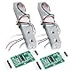 Wishiot 2PCS 1kg 5kg 10kg 20kg Digital Load Cell Weight Sensor High Precision Miniature Load Cells for Arduino DIY Electronic Portable Kitchen Scale Sensors ((5kg + HX711), 2)