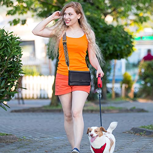 Image of nuoku Purse Straps Replacement Crossbody Straps for Purses Straps for Handbags Luggage Straps, Leopard Print 2