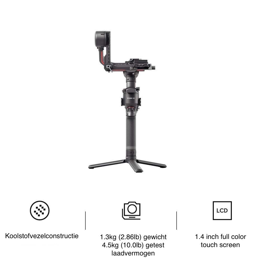 DJI RS 2 Pro Combo - 3-Axis Gimbal Stabilizer for DSLR and