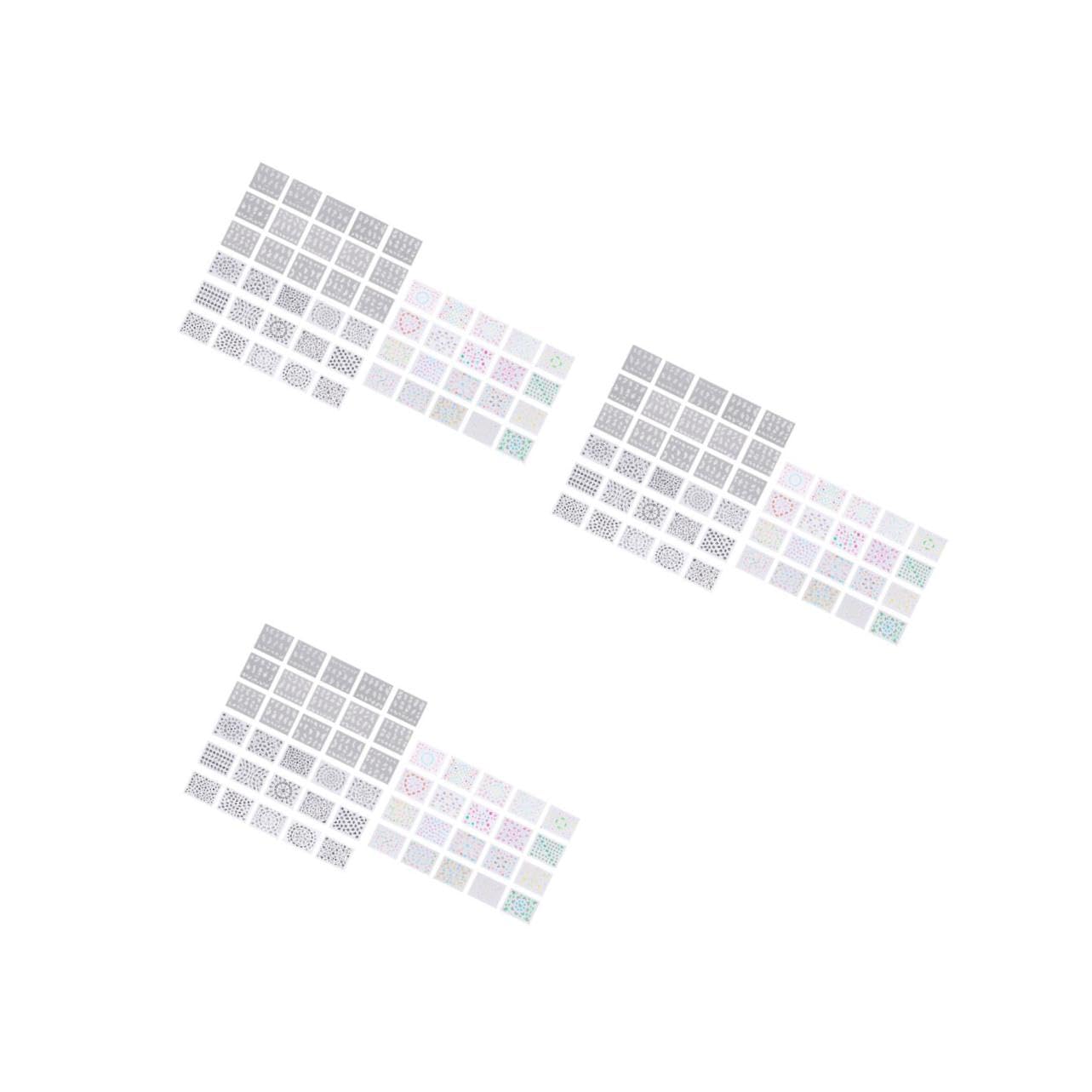 3 Set Adesivi Per Unghie Creativi Nail Decals Colorati Colorati Per Manicure Te Per Donne E Ragazze Per Amanti Della Nail Art 50 Pezzi*3