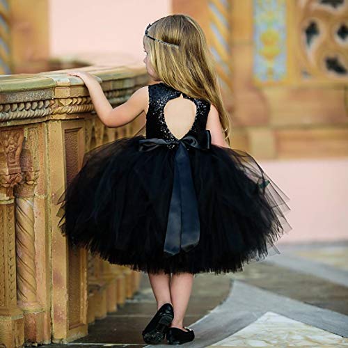 Princess Tulle Tutu Girl Dress Wedding Pageant Party Baby Dresses Age 3-9 Years2