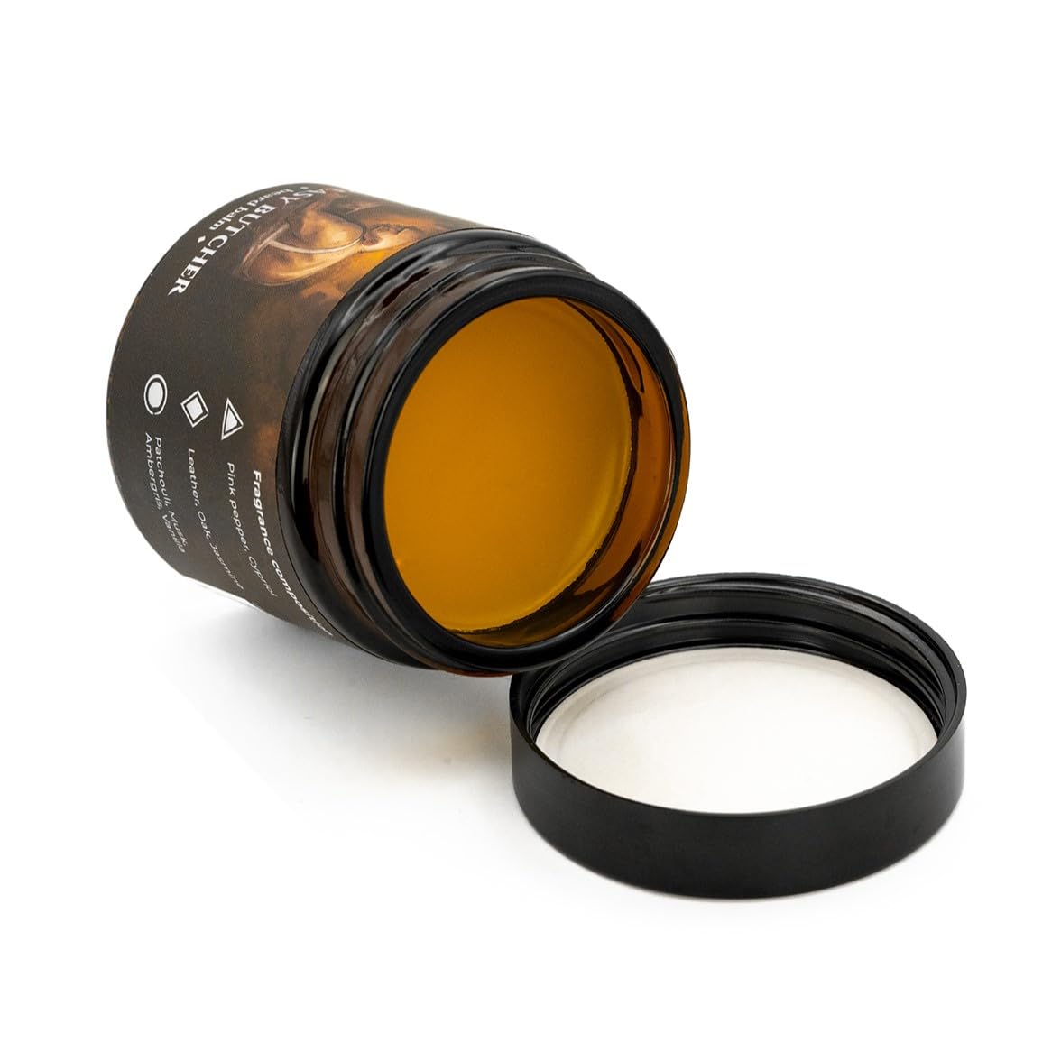 Greasy Butcher Balsamo per Barba 60 ml – Profumo cuoio-animale con note dolci e speziate – Qualità artigianale, protegge, nutre, dona lucentezza