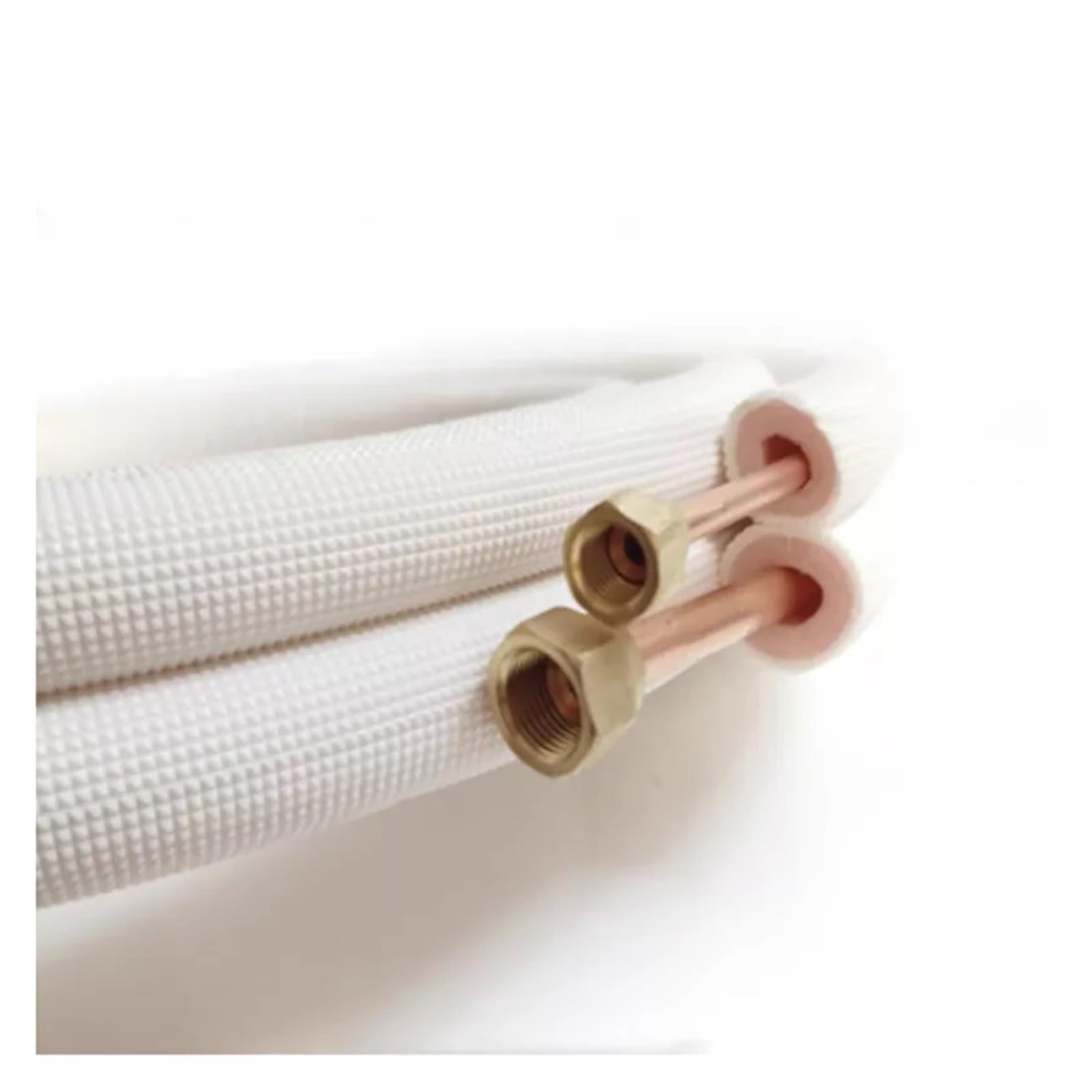 Bobina De Tubo De Cobre For Aire Acondicionado De 2/3/4/5/7 Metros, Tubo De Extensión De Refrigerante Aislado De Espuma De 1/4 ''y 1/2" Con Tuercas For 6x12 1,5-2HP(6x12 1.5-2HP 2M)