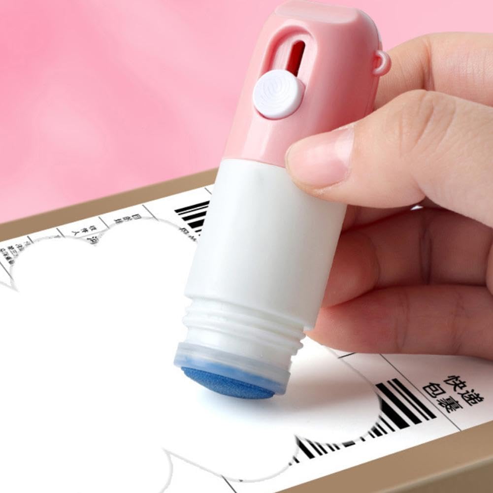 Penna per cancellare carta termica, 2 in 1, per la privacy, per rimuovere l'inchiostro per etichette di spedizione, documenti, ricevute, liquido di copertura a base d'acqua per la sicurezza delle