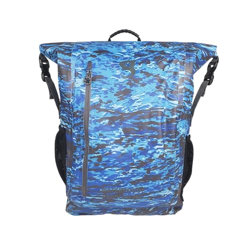 geckobrands Paddler 30L Waterproof Backpack – Durable PVC Tarpaulin Bag for Extreme Conditions