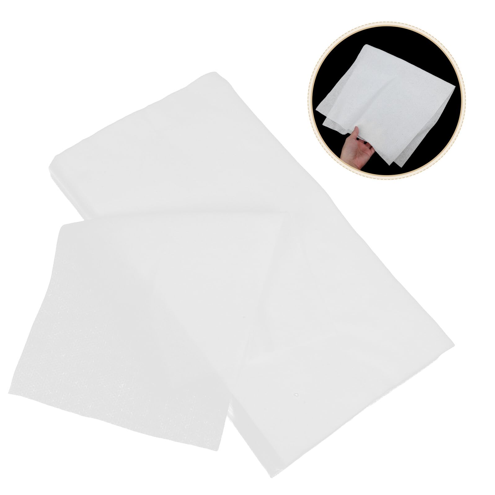 Asciugamano Monouso per Salone 60x30 Cm, 50 Pezzi, Bianco