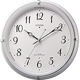リズム(RHYTHM) シチズン 掛け時計 電波時計 アナログ さらに 明るい 暗所 ライト 自動 点灯 (当社比150%UP) 白 CITIZEN 4MYA37-003
