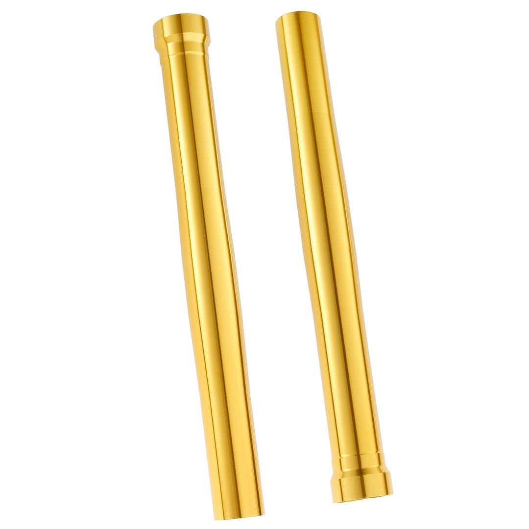 LANBAO Front Outer Fork Tubes Fork Pipes For Yamaha YZF R1 2009 2010 2011 2012 2013 2014 14B-23106-00-00 510mm Gold Shock Pipes