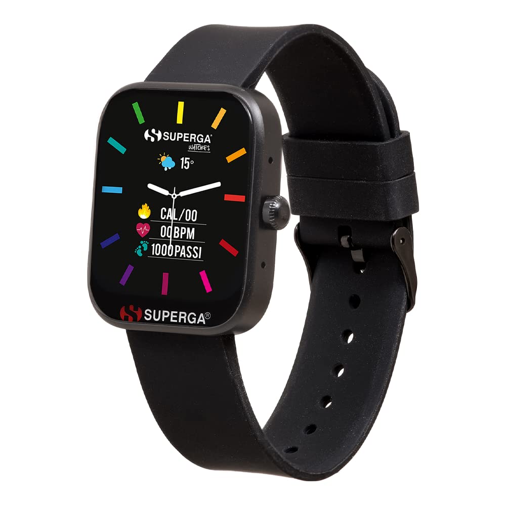 SUPERGA smartwatch UNIKO (BLACK) : Amazon.it: Moda