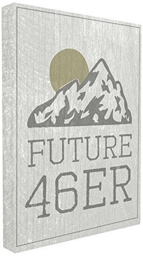 Stupell Industries Future 46er Hiking Adirondacks Oversized Stretched Canvas Wall Art, Proudly Made in USA