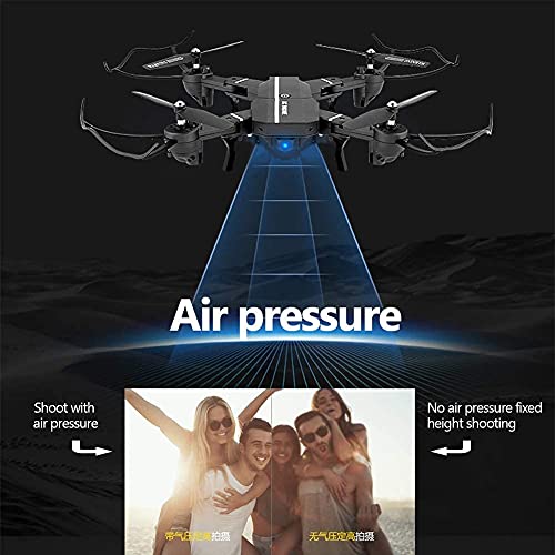 Cuadricóptero dron plegable con cámara aérea WiFi FPV y modo sin cabeza 7