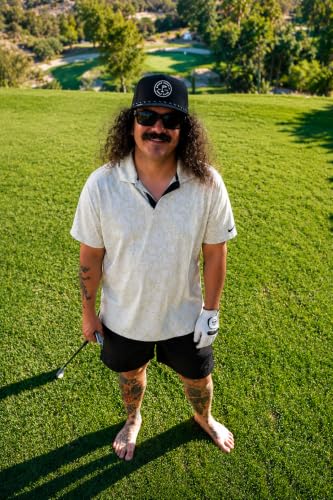 Image of BRIMZ Golf Performance Hat - Tee Holder & Magnetic Brim - Breathable Sweat & Water Resistant Golfing Snapback Cap