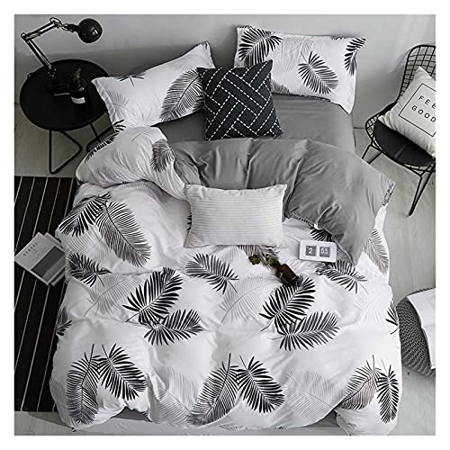 Housse de couette anti-plis pour lit double avec draps faciles à border - 2