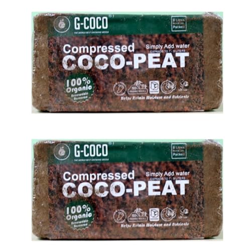 ココピート ECとPHバランスが低いオーガニックコココイアチップス ココナッツコイアレンガ ココナッツピート 園芸 ココカラディスク 650g ココナッツ栄養土 培養土 ココピート ヤシガラヤシの実 用土 ガーデニング 家庭菜園 花 野菜 栽培 土隠し ココヤシ繊維 (2個)