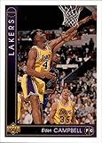 Basketball NBA 1993-94 Upper Deck #123 Elden Campbell #123 EX+ Lakers