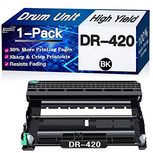 Compatible DR420 Drum Unit DR-420 Used for Brother DCP-7060D 7065DN MFC-7240 7360N 7365DN 7460DN 7860DW HL-2270DW 2275DW 2280DW 2240D, Sold by Eyouinc