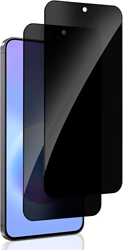 2 Pack Privacy Glass Screen Protector Compatible With Samsung Galaxy S24 Ultra