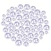 Shappy 550 Pieces AB White Flatback Imitation Pearls Resin Pearl Beads Half Round Faux Pearls for DIY Crafts Making, 6 Sizes