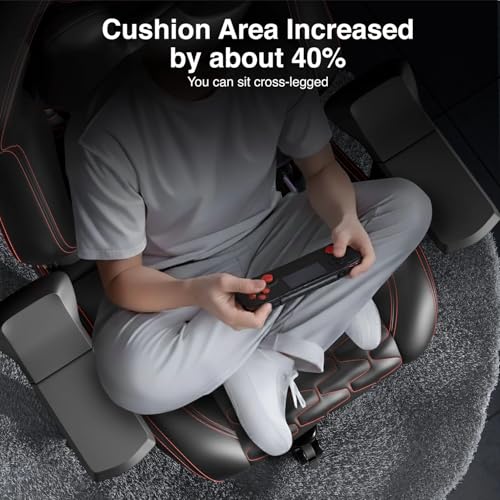 Blisswood Premium Gaming Chair for Adults – Ergonomic Reclining Gamer Chair with 5D Armrests, Cool Gel Memory Foam Seat, Frog Mechanism, Extended Backrest, Heavy Duty Metal Base (Black) - Image 7