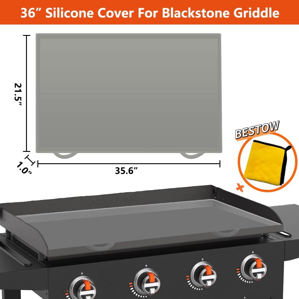 36 Inch Blackstone Griddle Cover Heavy-Duty Waterproof Grill Cover Heat Resistant Protective Cover for Outdoor Blackstone Griddles & Grills Accessories