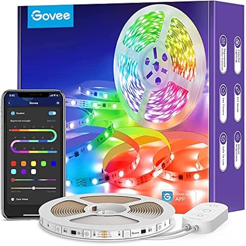 Govee RGBIC 5m LED Strip Lights with App Control Cover