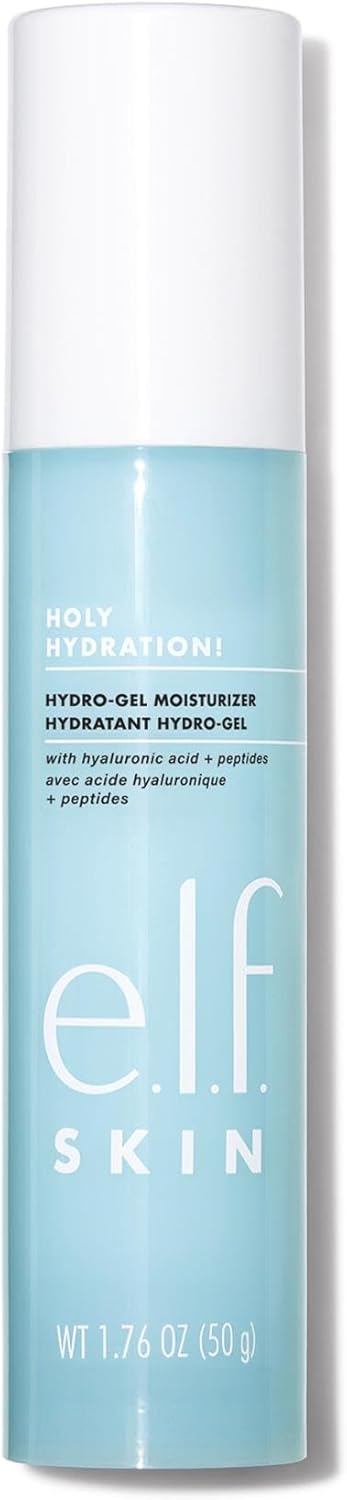 e.l.f. Holy Hydration! Hydro-Gel Moisturizer, Hydrates & Moisturizes Skin for a Plumped Up Complexion, Lightweight & Quick-Absorbing, 2.53Oz (75mL) e.l.f. Holy Hydration! Hydro-Gel Moisturizer, Hydrates & Moisturizes Skin for a Plumped Up Complexion, Lightweight & Quick-Absorbing, 2.53Oz (75mL)