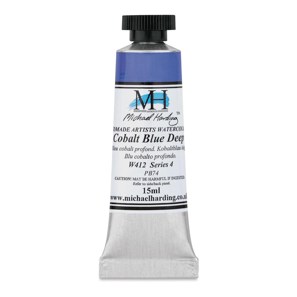 Michael Harding Professional Watercolors - 15ml Tubes (Cobalt Blue Deep)