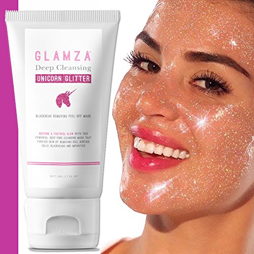Glamza Unicorn Glitter Peel Off Mask Deep Cleansing Pore Black Head Blackhead Skin Care