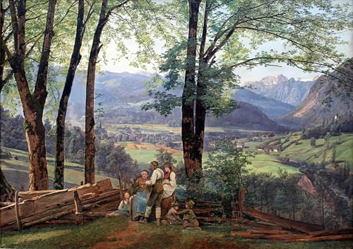 Posters Impressions Toile Paysage Ferdinand Georg Waldmuller Salon 60x90