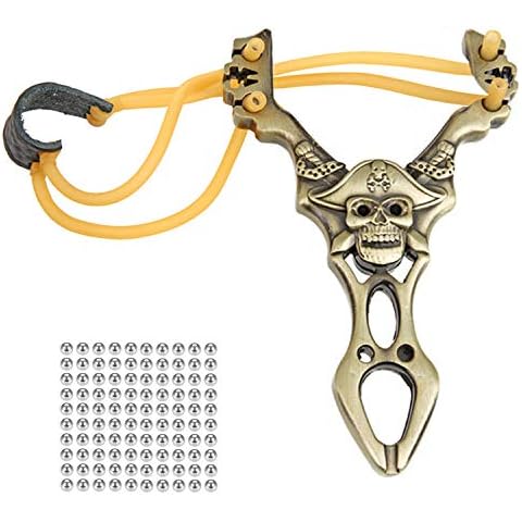 Slingshot,Hunting Slingshot,Powerful Slingshot with Catapult Elastic Rubber Band & 100PCS 8mm Steel Ball Ammo Catapult for Adults Hunting Outdoor Sling Shot Throwing Target Games Cover