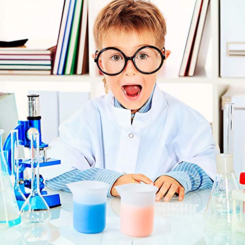 Coopay 12 piezas vasos medidores de silicona 100 ml miniatura 7