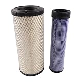 YIHETOP Air Filter Kit Compatible for Case 222425A1 222429A1 John Deere AP33330 AP33331 Toro
