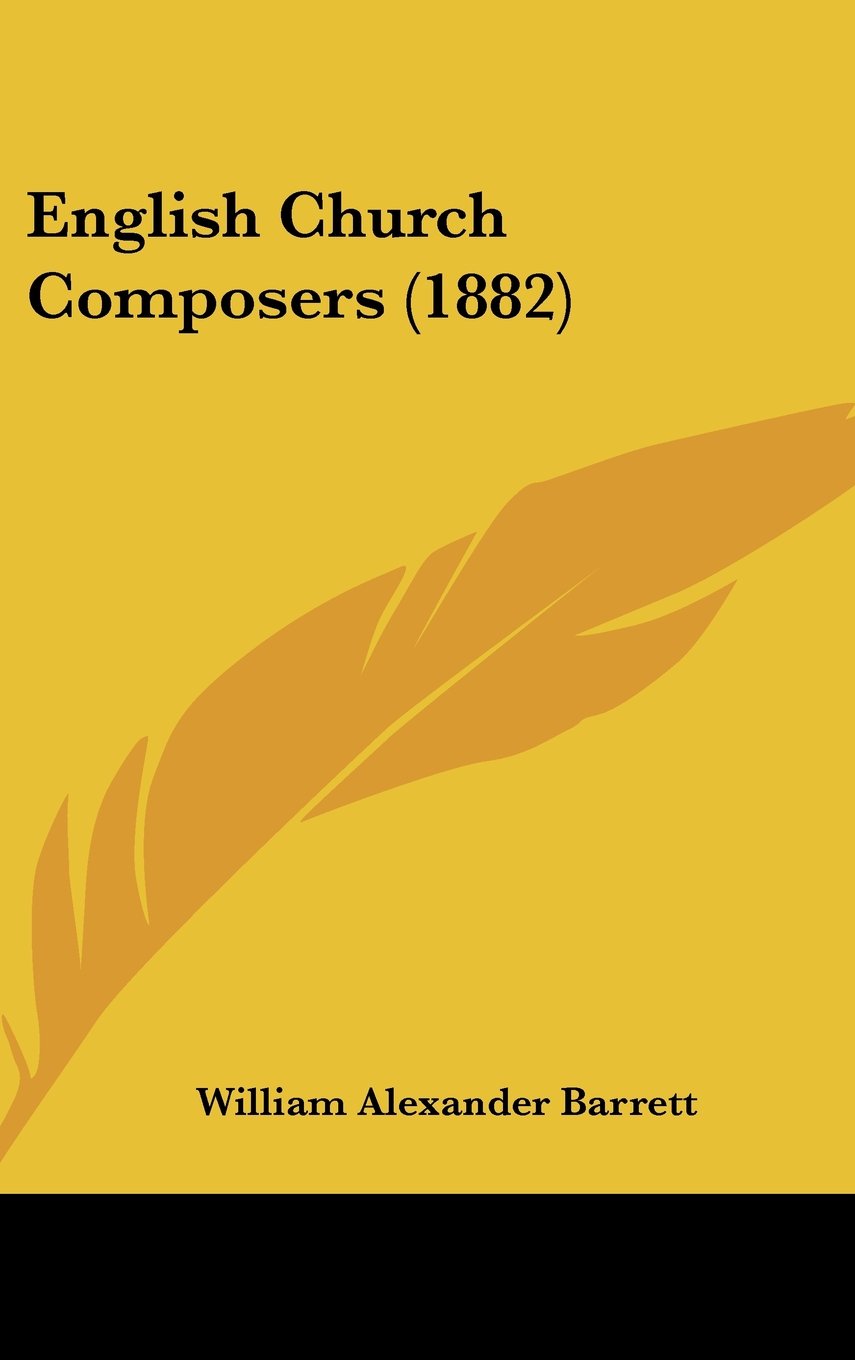 Buy English Church Composers (1882) — BookShops.in