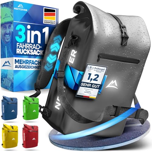 Nextcover® NEU 3in1 Fahrradtasche für...