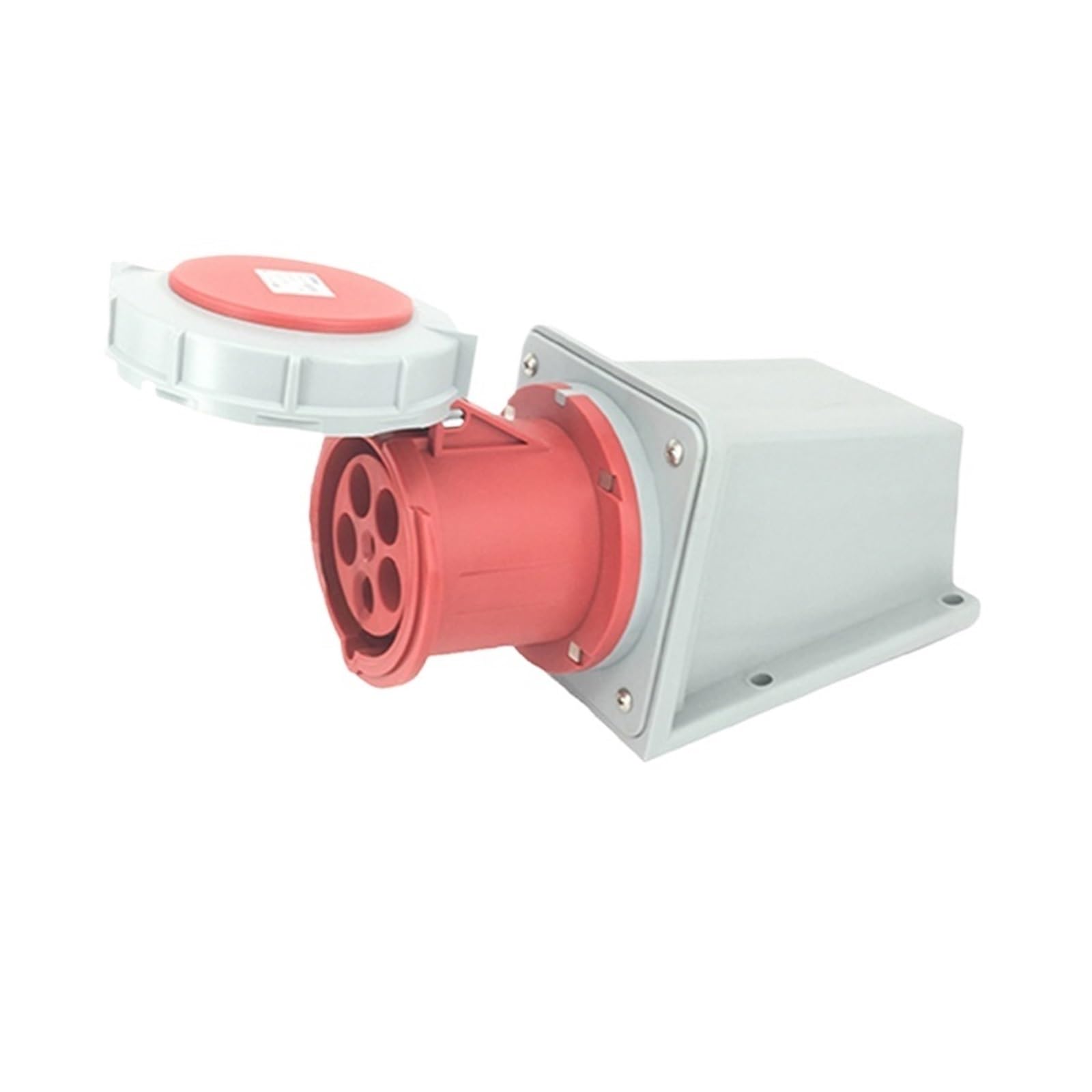 Connecteur industriel et prise IP67 triphasé 63A 4P 5 broches étanche pour chantiers