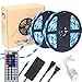 LED Light Strip Kit, Targher RGB LED Strip Lights Waterproof SMD 5050 RGB 32.8Ft/10M 300 LEDs 30leds/m with 44Key Remote Controller and Power Supply for Party Indoor/Outdoor Ornament