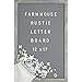 Felt Letter Board with 12x17 Inch Rustic Wood Frame, Script Words, Precut Letters, Picture Hangers, Farmhouse Wall Decor, Shabby Chic Vintage Decor, Grey Felt Message Board