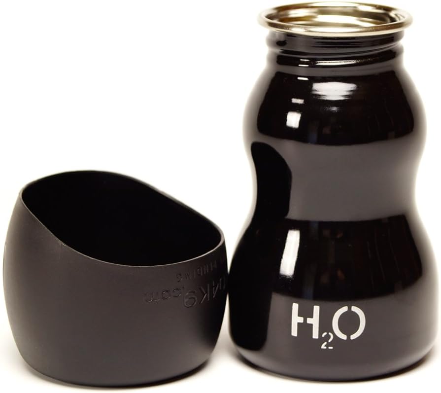H2O4K9 Dog Drinking Bottle, Jet Black