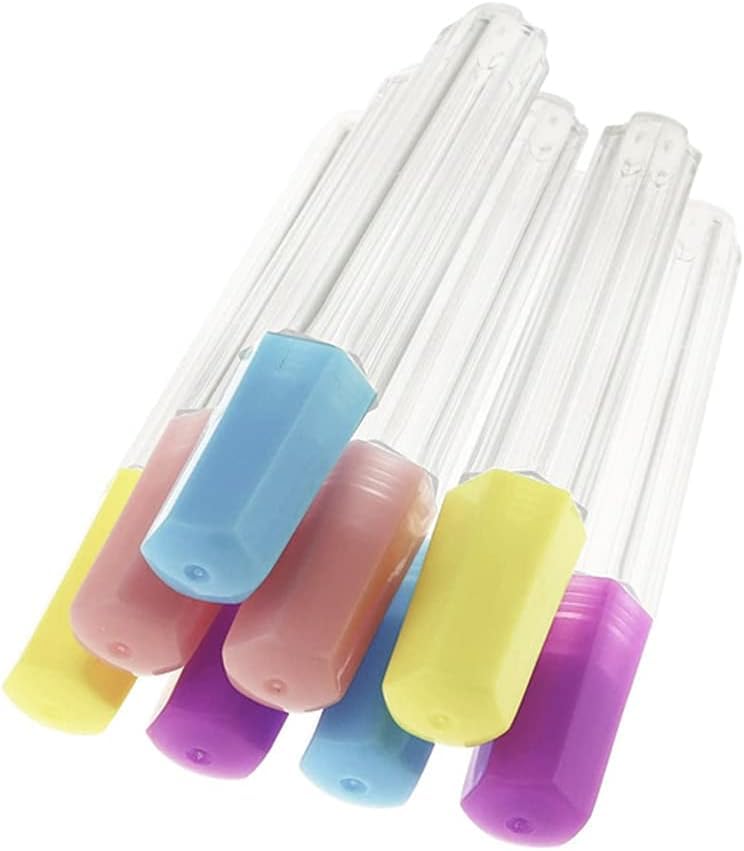 Image of 4 Pcs Clear Plastic Embroidery Felting Sewing Container Pin Needle Storage Tubes Bottle Holder Knitting Needle For Case Box Needle Storage Tubes Sewing Storage