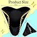 Leumoi 3 Piece Pirate Hats Bulk Colonial America Tricorn with Gold Trimming Revolutionary Pirate Hat(Snap)