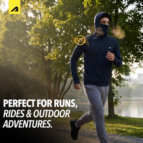 Image of Boldfit Sunscreen Jacket for Men UV Protection Jacket for Men Lightweight Breathable Quick Dry Polyester Full Sleeve Sun Protection Running Jacket Travel,Trekking, Outdoor Summer Wear