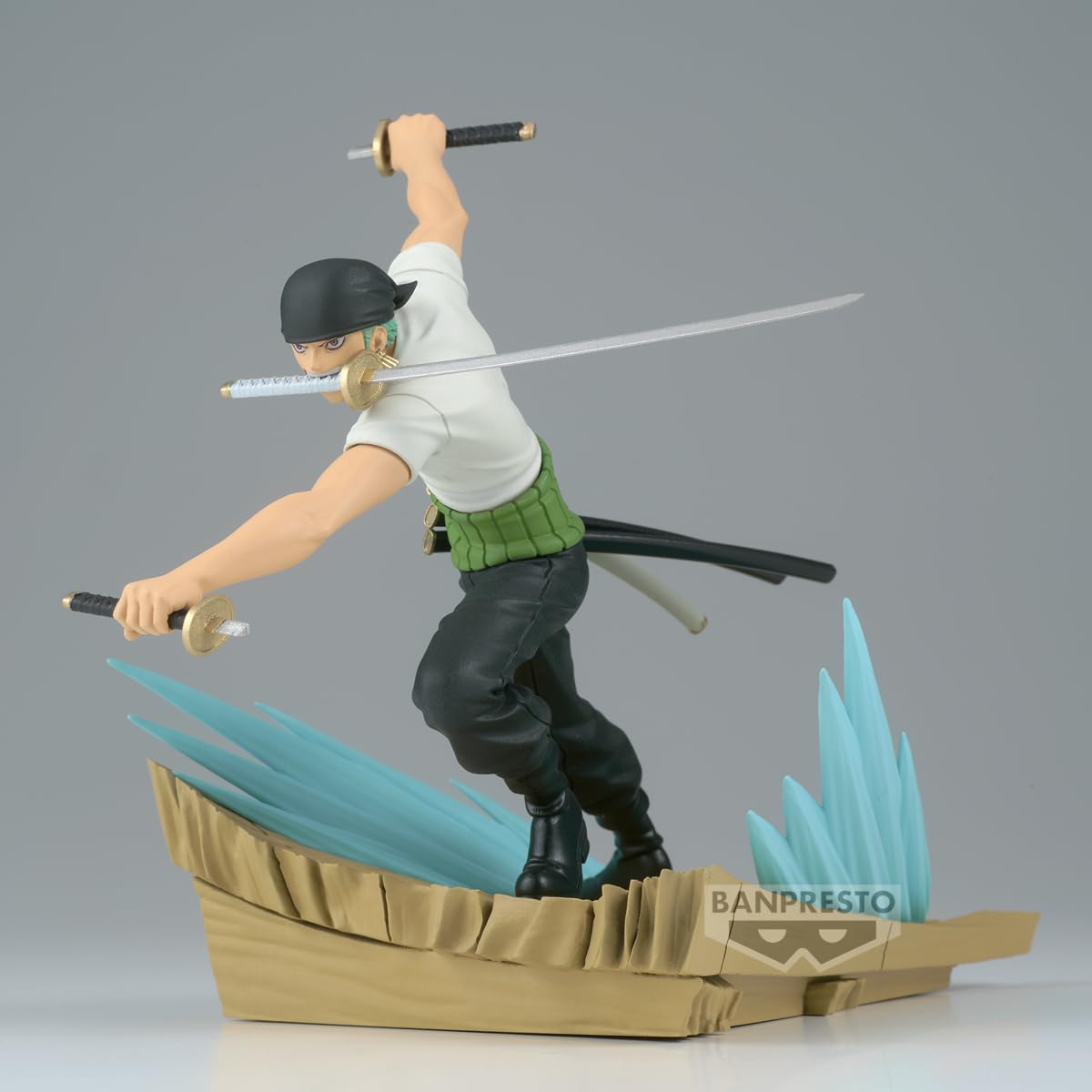 Banpresto Roronoa Zoro Fighting Statue 11Cm, Multicolor, 4.3 inches tall - Image 2