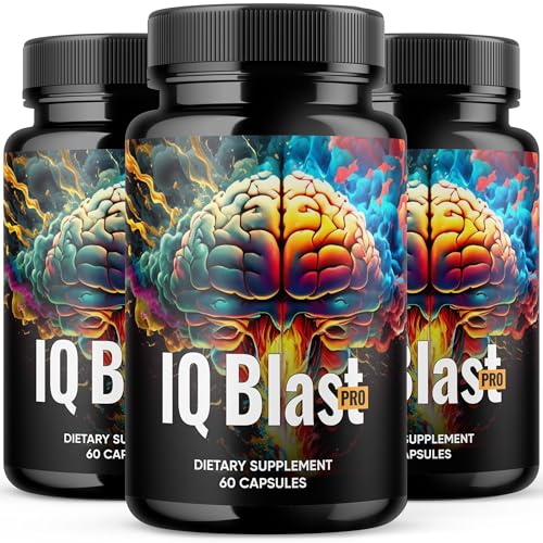 IQ Blast Pro Official - IQblast Pro Supplement Capsules, Brain Pills for Memory and Focus, IQblastpro Blaster Premium Clarity Support Advanced Formula Reviews All Natural Ingredients (3)
