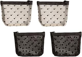 4 mini bolsas de cosméticos con estampado de ...