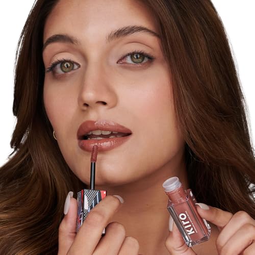 Image of Kiro Glossfinity Creme Gloss - Cocoa Walnut, 5ml | High-Shine Nude Lip Gloss | Hydrating, Non-Sticky Formula | Enriched with Murumuru & Cupuacu Butters | 8 Shades for Every Indian Skin Tone