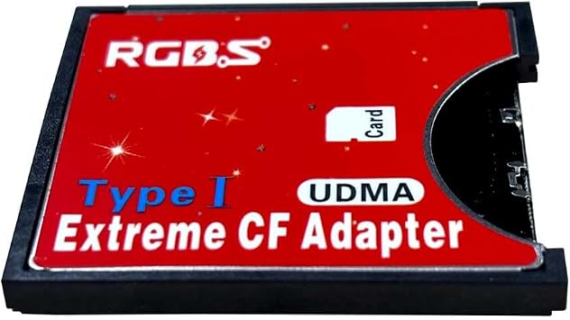 RGBS SD SDHC SDXC to High Speed Extreme Compact Flash CF Type I UDMA Memory Card Adapter support 16/32/64/128 GB
