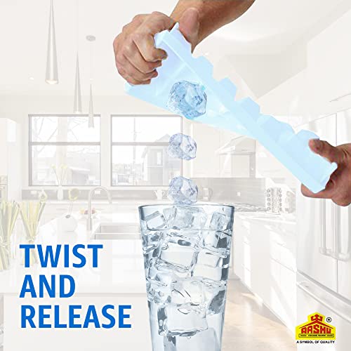 Image of Aashu Ice Tray,Ice Cube Tray,Ice Tray for Freezer, Set of 3 Without Lids