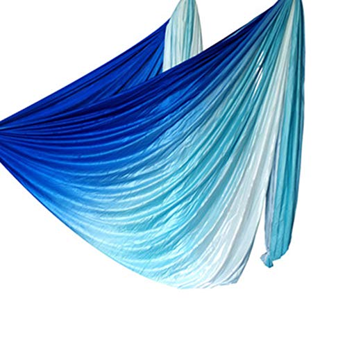 LASERIPLF Yoga aérea Profesional sedas Hamaca, Yoga Bricolaje aérea sedas de Primera Calidad Equipo Antigravity Yoga Yoga Swing aérea Hamaca Seguridad aérea Kit Deluxe 4-4m